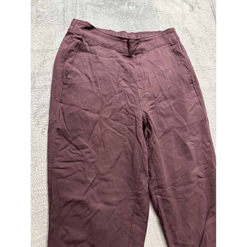 Old Navy Playa Taper Pants M Womens Plum Burgundy Casual Athleisure - Picture 3 of 10
